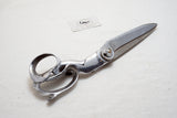 HUGE 15" PAIR OF NICKEL PLATED HEINISCH TAILOR SHEARS SCISSORS