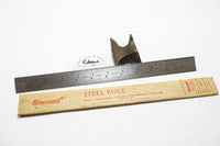 NOS STARRETT NO. 604R STEEL RULE - 12"