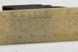 FINE EARLY ELLIOT BROS DRAFTING PROTRACTOR RULE - CIRCA 1850