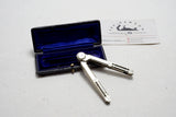 REMARKABLE CA 1860 FOLDING COMPASS DIVIDER IN GERMAN SILVER