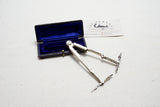 REMARKABLE CA 1860 FOLDING COMPASS DIVIDER IN GERMAN SILVER
