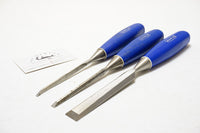 SET OF 3 MARPLES BLUE CHIP CHISELS - 1/8" ~ 3/4"