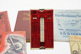 7 PIECE SET OF STARRETT BOOKS & EPHEMERA