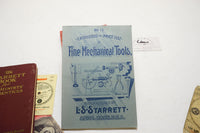 7 PIECE SET OF STARRETT BOOKS & EPHEMERA