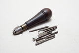BEAUTY FRAY 1863 PATENT ROSEWOOD TOOL HANDLE WITH BITS