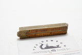 VERY FINE STANLEY NO. 57 BOXWOOD RULE - 1 FT 2 FOLD