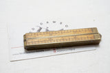 VERY FINE STANLEY NO. 57 BOXWOOD RULE - 1 FT 2 FOLD