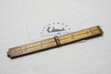 VERY FINE STANLEY NO. 57 BOXWOOD RULE - 1 FT 2 FOLD