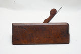 VERY UNUSUAL CA 1800 T. CAULDWALL STEPPED RABBET PLANE - 3/8"