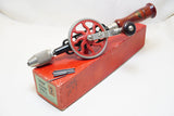 LIKE NEW IN BOX MILLERS FALLS NO. 2A HAND DRILL - 7 ORIGINAL BITS - DECAL