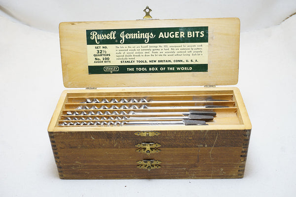 DEAD MINT IN BOX SET OF 13 RUSSELL JENNINGS AUGER BITS