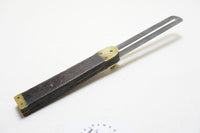 EARLY DISSTON & MORSS ROSEWOOD & BRASS SLIDING BEVEL SQUARE - 13 1/4"