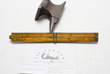 EXTRA FINE H CHAPIN NO. 9 BRASSBOUND FOLDING RULE (LIKE STANLEY 57)