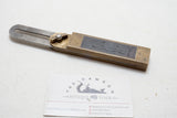 STUNNING SMALL HOWARD PATENT BRONZE FRAMED BEVEL SQUARE