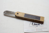 STUNNING SMALL HOWARD PATENT BRONZE FRAMED BEVEL SQUARE