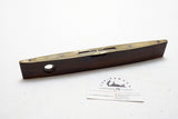 UNCOMMON J BUIST MAKER EDINBURGH ROSEWOOD & BRASS TORPEDO LEVEL - 10"