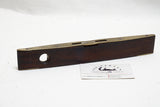 UNCOMMON J BUIST MAKER EDINBURGH ROSEWOOD & BRASS TORPEDO LEVEL - 10"