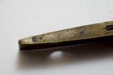 UNCOMMON J BUIST MAKER EDINBURGH ROSEWOOD & BRASS TORPEDO LEVEL - 10"