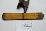 RARE METRIC STANLEY NO. 32EM ADVERTISING CALIPER RULE