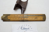 RARE METRIC STANLEY NO. 32EM ADVERTISING CALIPER RULE