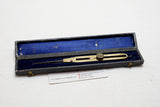 LOVELY EARLY PROPORTIONAL DIVIDERS IN ORIG CASE - CA 1880-90