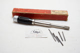 FINE MILLERS FALLS NO. 188A AUTOMATIC DRILL - 6 ORIG BITS IN HANDLE