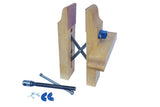 LIKE NEW ROCK MAPLE 1/2 LEG VISE WITH SCISSOR HINGE FOR PARALLEL