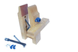 LIKE NEW ROCK MAPLE 1/2 LEG VISE WITH SCISSOR HINGE FOR PARALLEL