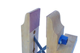 LIKE NEW ROCK MAPLE 1/2 LEG VISE WITH SCISSOR HINGE FOR PARALLEL