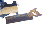 FINE STANLEY NO. 150 MITER BOX WITH DISSTON NO 4 BACKSAW
