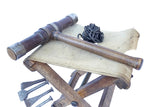 REMARKABLE SHIPWRIGHT’S COMPLETE FITTED CAULKING KIT - MALLET, STOOL, IRONS &&