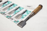 MINTY 7 PIECE JAPANESE BUTT NOMI / CHISEL SET - INTERCHANGEABLE BLADES