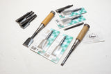 MINTY 12 PIECE JAPANESE BUTT NOMI / CHISEL SET - INTERCHANGEABLE BLADES