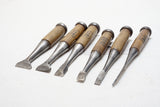 CLEAN SET OF JAPANESE BUTT NOMI / CHISELS