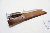 EXTRA FINE 'PREMIER LIFETIME' H97 BOWIE KNIFE + DECORATIVE  SHEATH