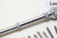 FINE STANLEY YANKEE NO. 41Y PUSH DRILL + 8 BITS