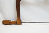 RARE 1870s BOW SAW BY DOCUMENTED SAWMAKER J. FROST NORWICH
