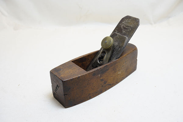 RARE EARLY 1865 PATENT TABER PLANE CO. COFFIN SMOOTHER