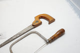 UNCOMMON DISSTON NO. 7 TABLE SAW & ATKINS NO 50 COPING SAW