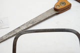 UNCOMMON DISSTON NO. 7 TABLE SAW & ATKINS NO 50 COPING SAW