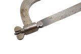 STUNNING EARLY DECORATIVE CAST IRON HACK OR BUTCHER SAW