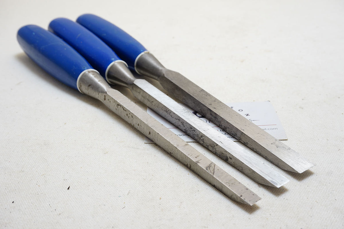 SET OF 3 MARPLES BLUE CHIP MORTISE CHISELS – Ted Dawson Antique Tools