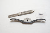 FINE WORKING PAIR STANLEY NO. 18 BEVEL SQUARE & 51 SPOKESHAVE
