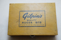 MIB SET OF 13 GILPIN'S ENGLAND AUGER BITS - 1/4" ~ 1"