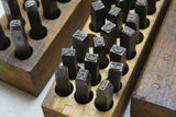 GOOD SIZE SET OF LETTER & NUMBER PUNCHES - 1/4" & 3/16"