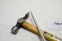 MINT STANLEY W1 10 OZ CROSS PEIN HAMMER + LEE VALLEY DRAWBORE PIN