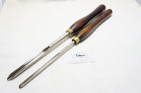 NOS HENRY TAYLOR DIAMIC HS39 & HS55 TRADITIONAL BOWL GOUGES - 1/4" & 1/2"