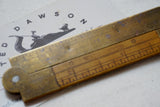 EXCEPTIONAL EARLY L C STEPHENS NO. 96 HALF BRASS CALIPER RULE
