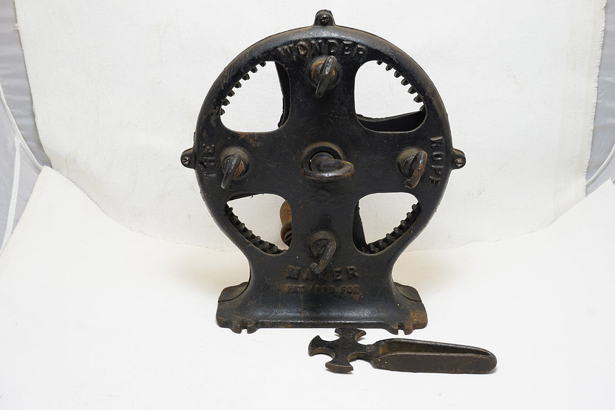 Colonial Rope Maker COMPLETE & FINE PAT. APPLIED FOR 'WONDER ROPE MAKER' + RARE ORIGINAL G ...