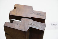 FINE PAIR OF S. DALPE HANDLED TONGUE & GROOVE PLANES - 1"